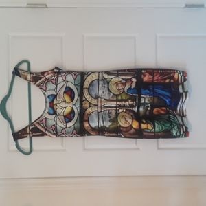 Stained Glass Art Dress Medium "Blackmilk" Please Read
